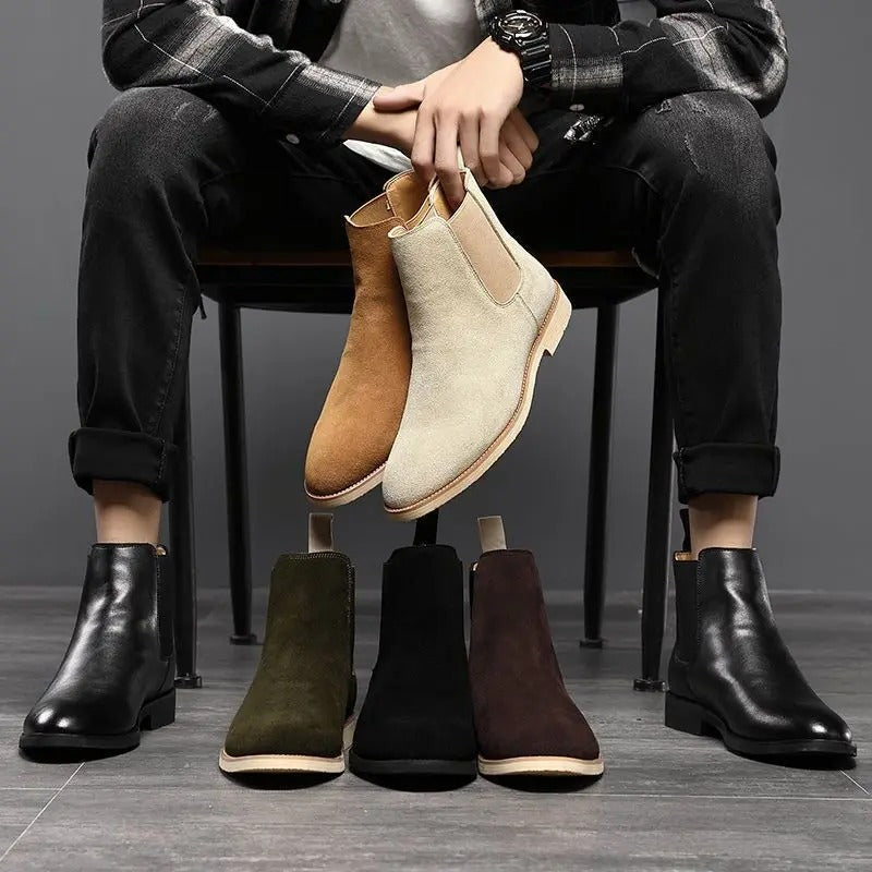 Trevor | Suede Chelsea Boots