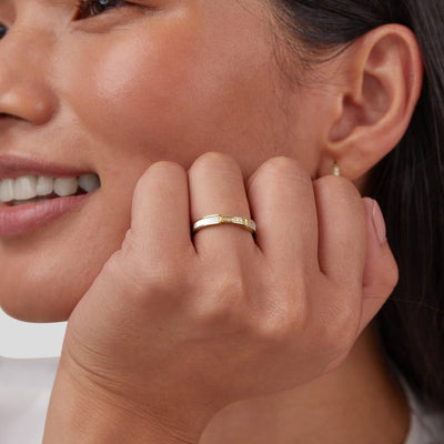 Unit | Pearl and Crystal Ring