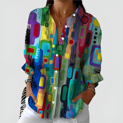 Claire | Colorful Shirt Blouse