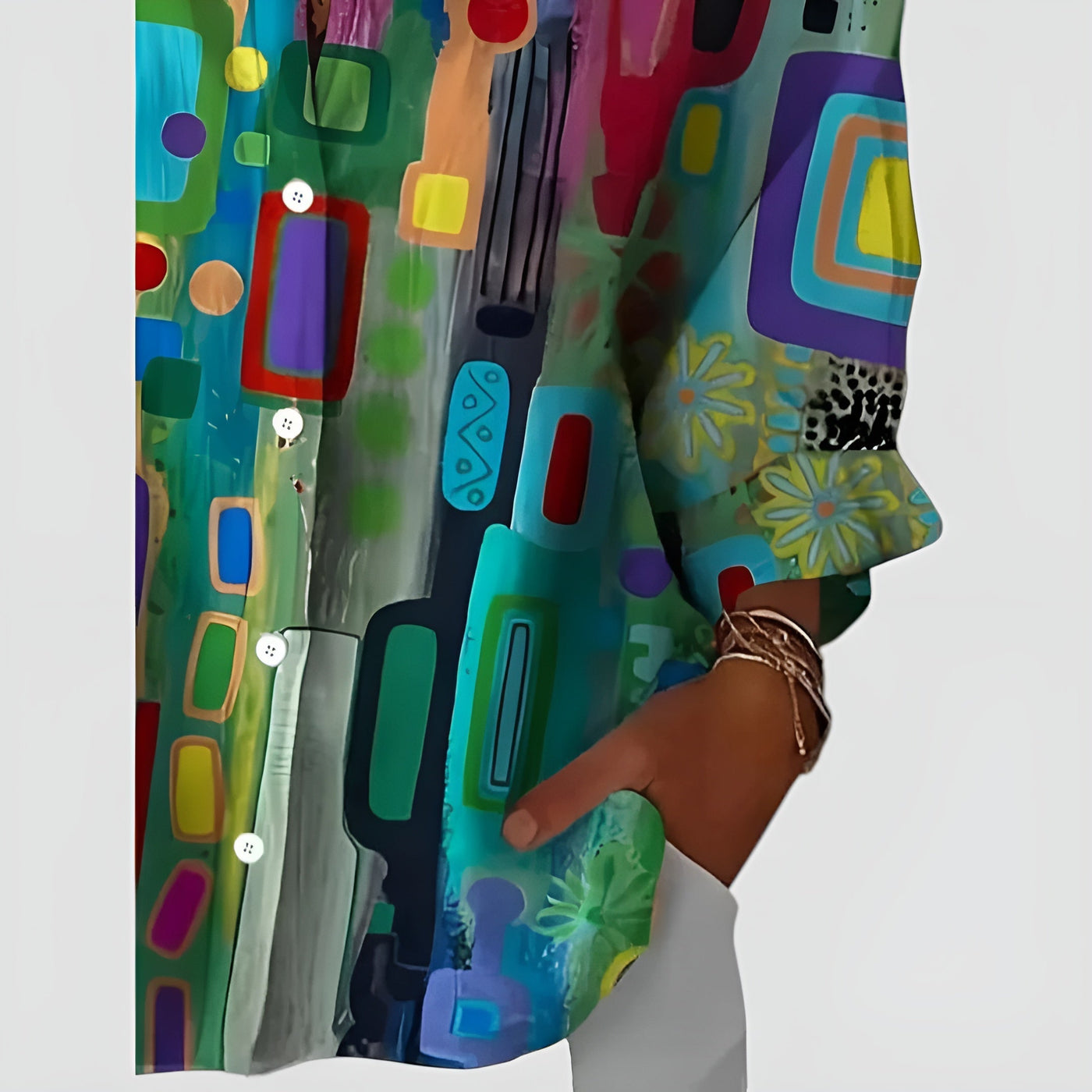 Claire | Colorful Shirt Blouse