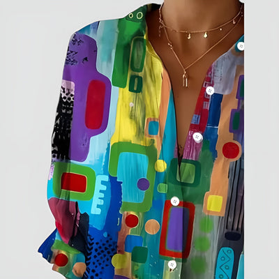 Claire | Colorful Shirt Blouse