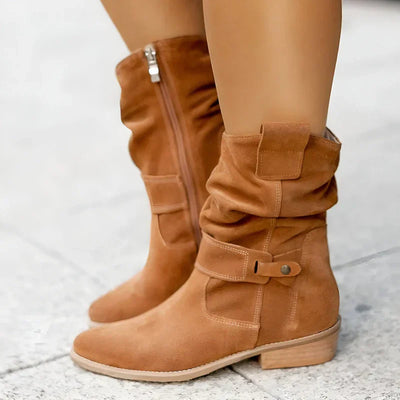 Emogene | Low Heel Ankle Boots