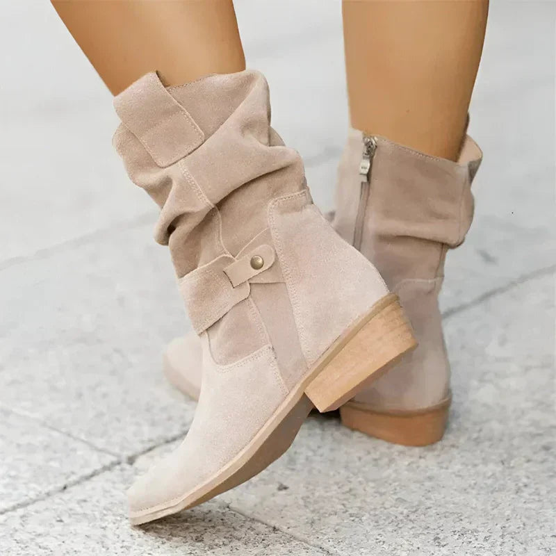 Emogene | Low Heel Ankle Boots