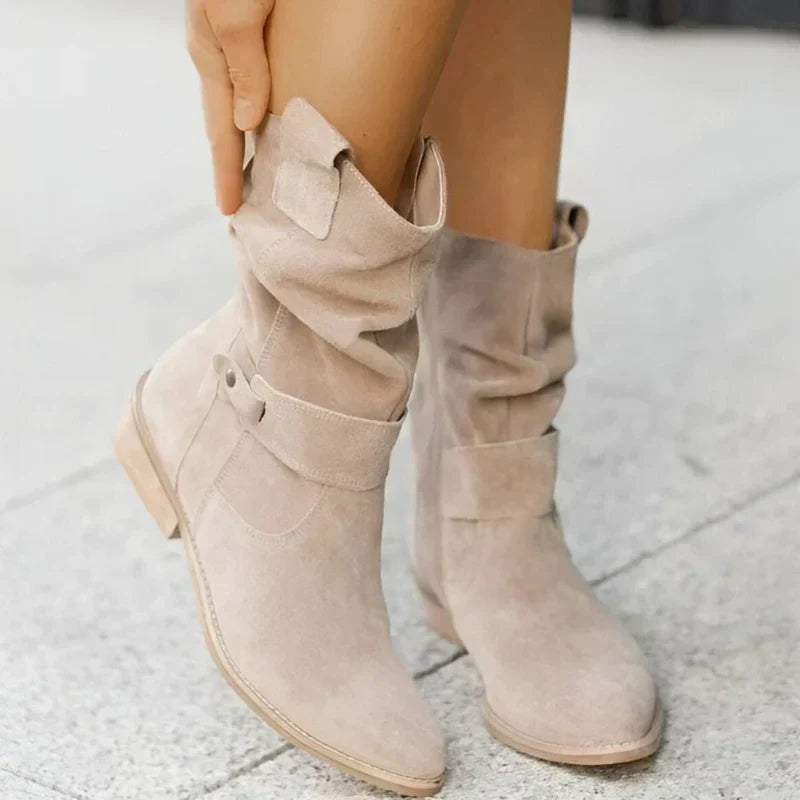 Emogene | Low Heel Ankle Boots