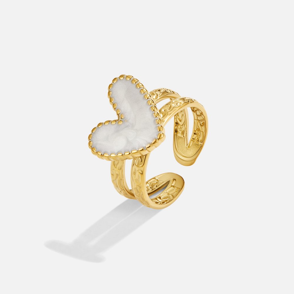Liza | Pure Heart Gold Ring