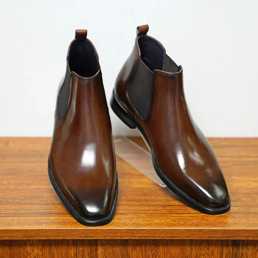 Derek | Refined Leather Chelsea Boots