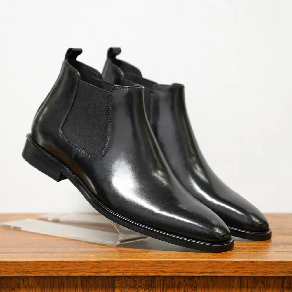 Derek | Refined Leather Chelsea Boots
