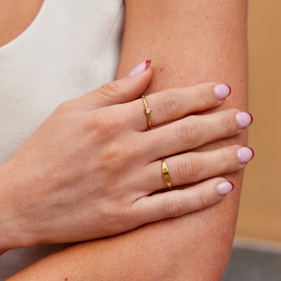 Lovely | Heart Ring in Crystal