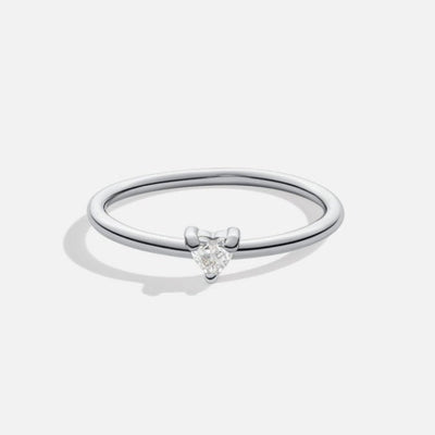 Kristine | Heart-Shaped Crystal Ring