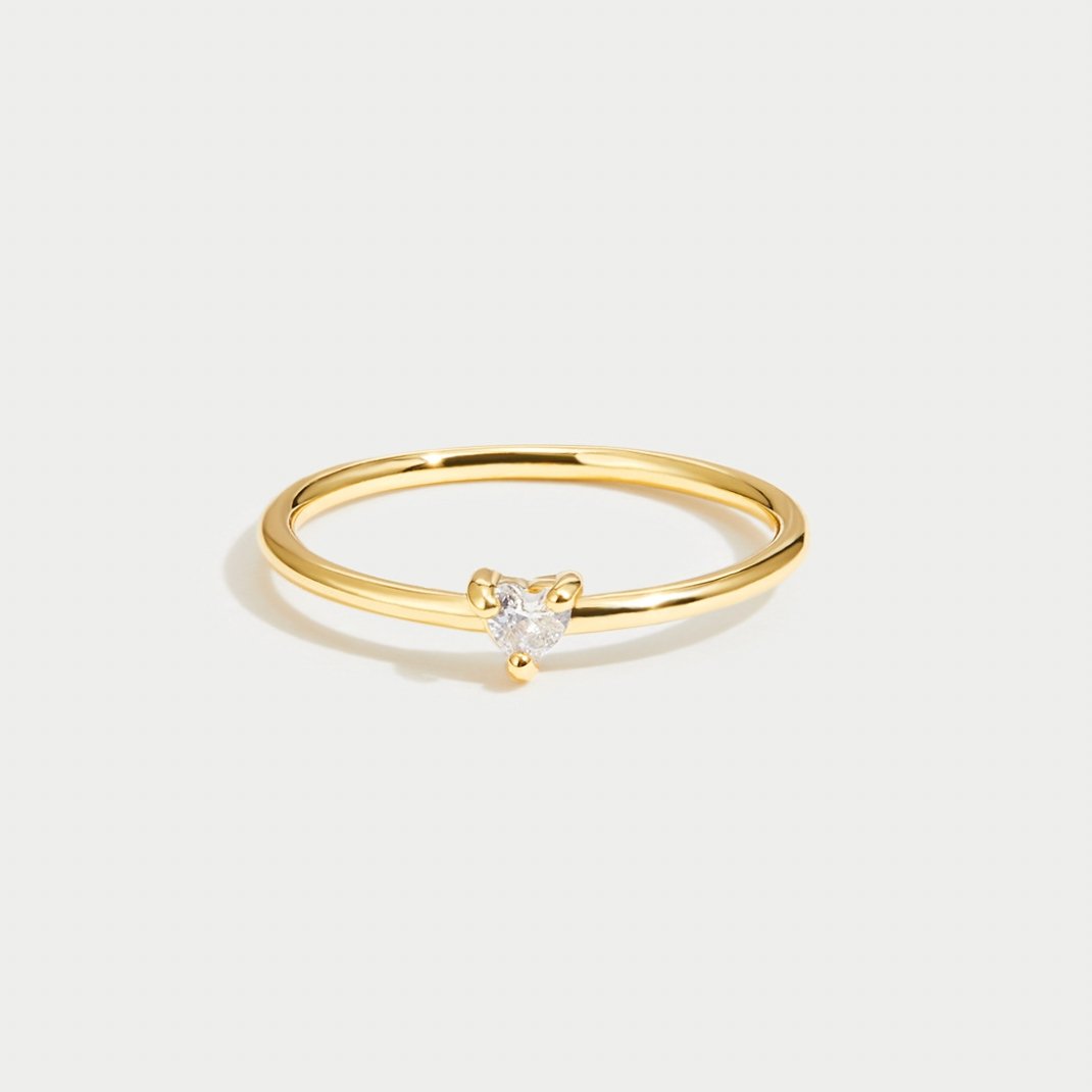 Lovely | Heart Ring in Crystal