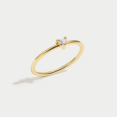 Lovely | Heart Ring in Crystal
