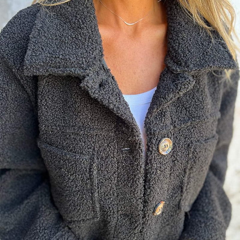 Aluna | Women's Effortless Chic Lapel Cropped Jacket