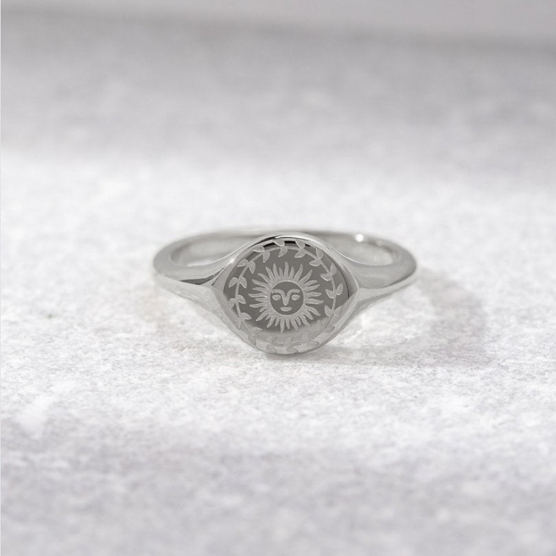 Mariah | Gold Ring for the Summer Solstice