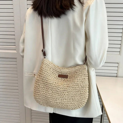 Elena | Straw Crossbody Bag