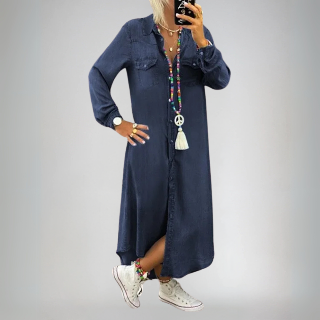 Kristine | Elegant Boho Denim Dresses