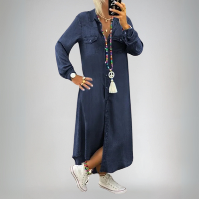 Kristine | Elegant Boho Denim Dresses