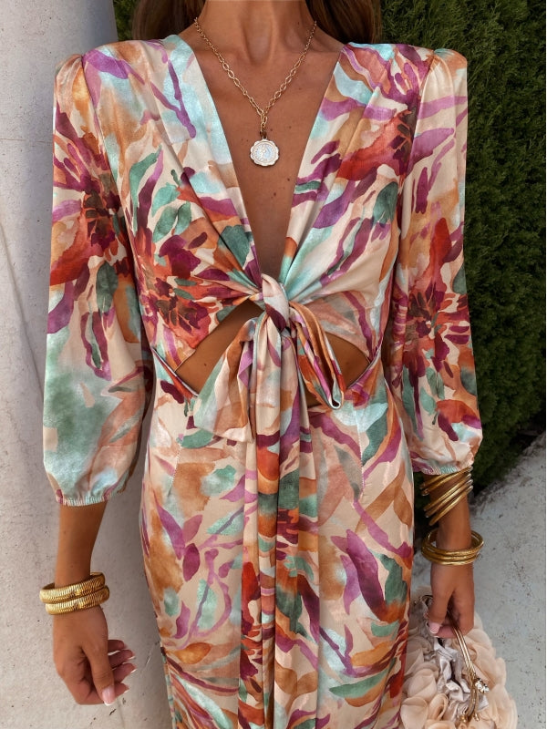 Danika | Elegant Dress with a Neckline