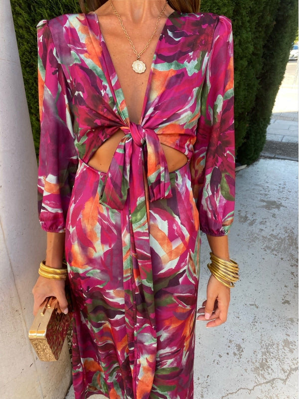 Danika | Elegant Dress with a Neckline