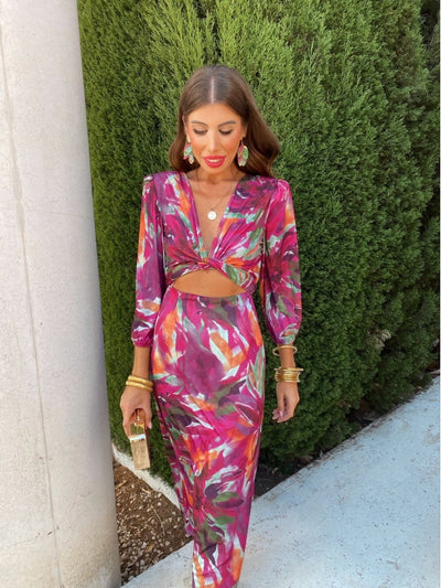 Danika | Elegant Dress with a Neckline