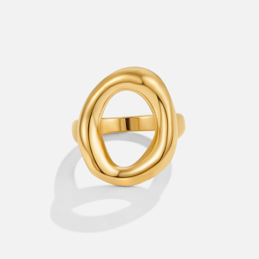 Vina | Melted Gold Ring