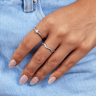 Zenya | Ring in Crystal and Silver